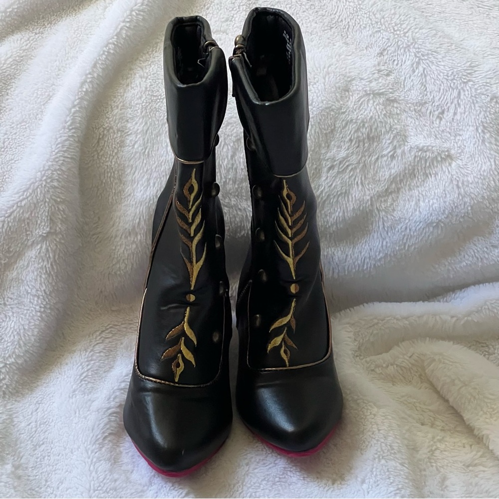 Frozen Anna costume boots size 11/12